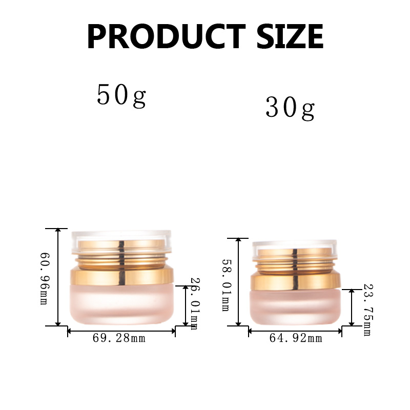 cosmetic jars with lids
